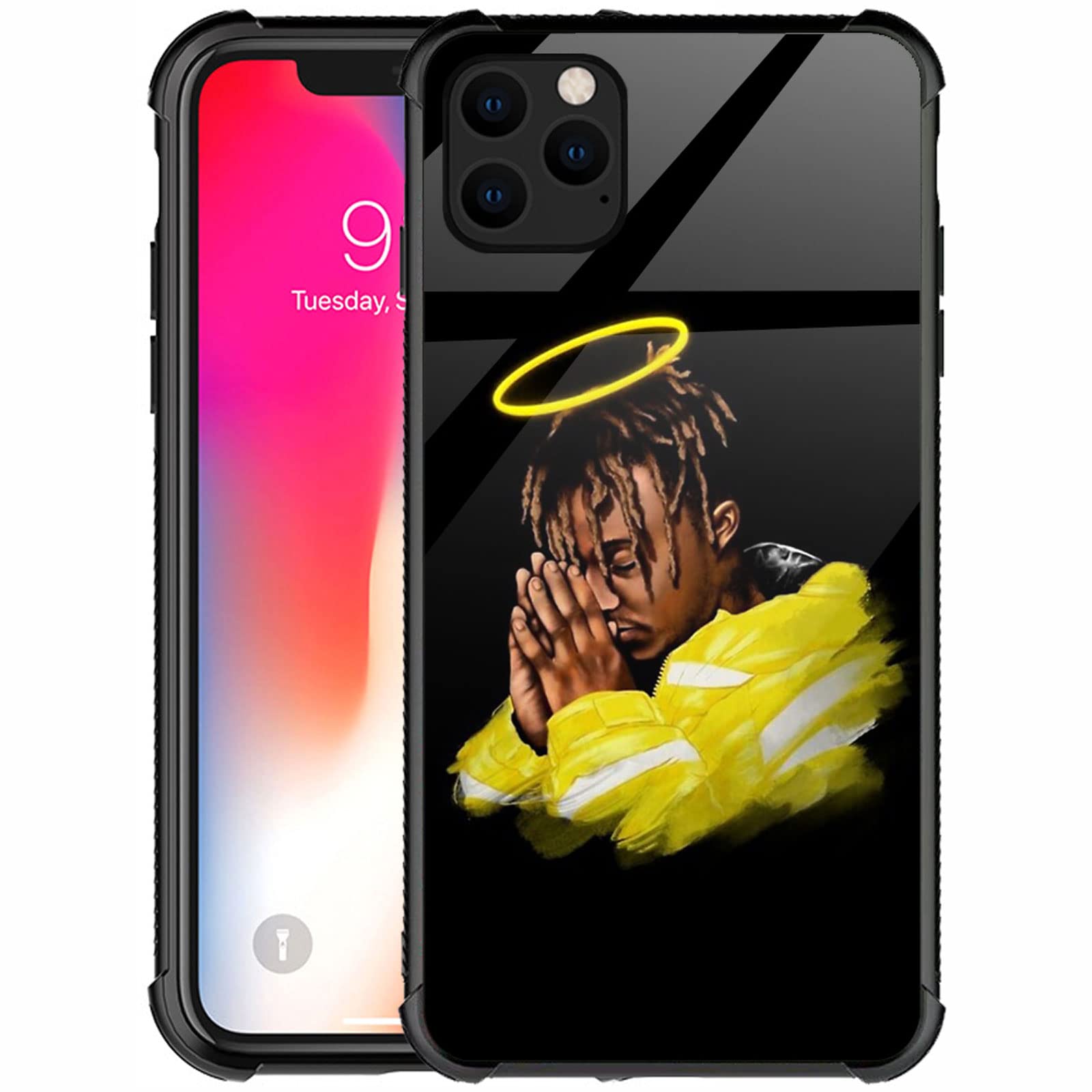 Premium Golden Halo Anime iPhone 11 Case for Women - Shockproof, Non-Slip Protective Cover with Stylish Design - Perfect for Daily Use, Travel & Gift Giving