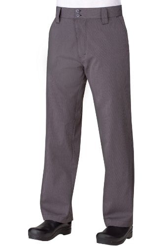 Chef Works Men's Essential Pro Chef Pants - Professional Kitchen Work Pants for Cooking, Baking & Restaurant Use