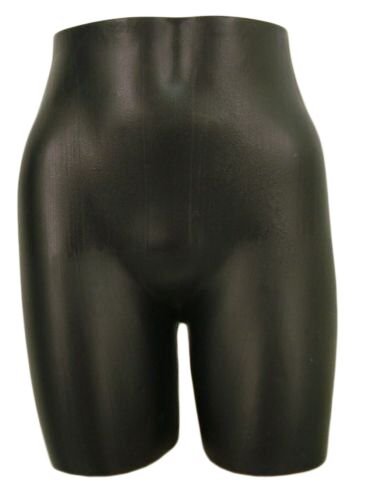 Brand New Female Lingerie Underwear Tush Torso Mannequin Display Black - Perfect for Boutique, Lingerie Store, and Fashion Showcase