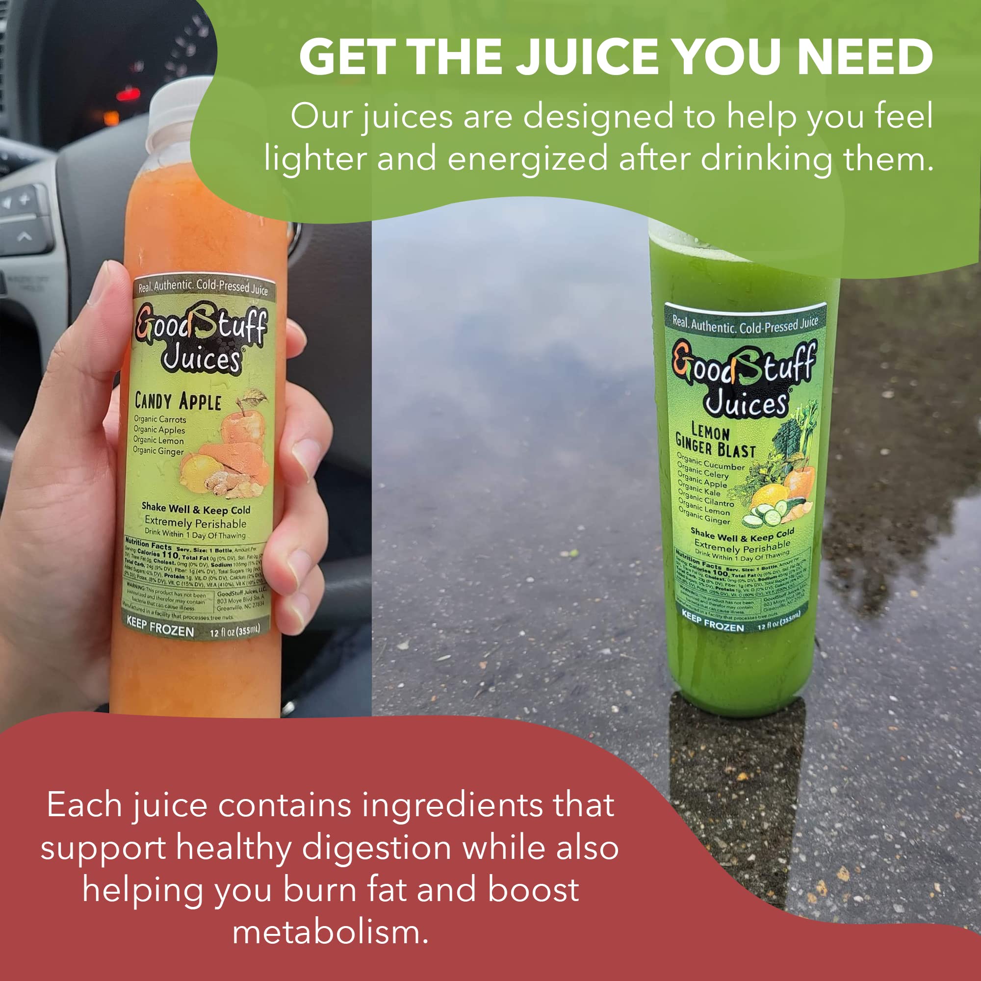 5-Day Summer Slim Juice Cleanse by Good Stuff Juices - Cold-Pressed Detox Program - Premium Organic Juice Cleanse - 30 Bottles (12oz Each) - Weight Loss & Detox for Women & Men - Perfect for Post-Workout, Morning Boost & Healthy Lifestyle