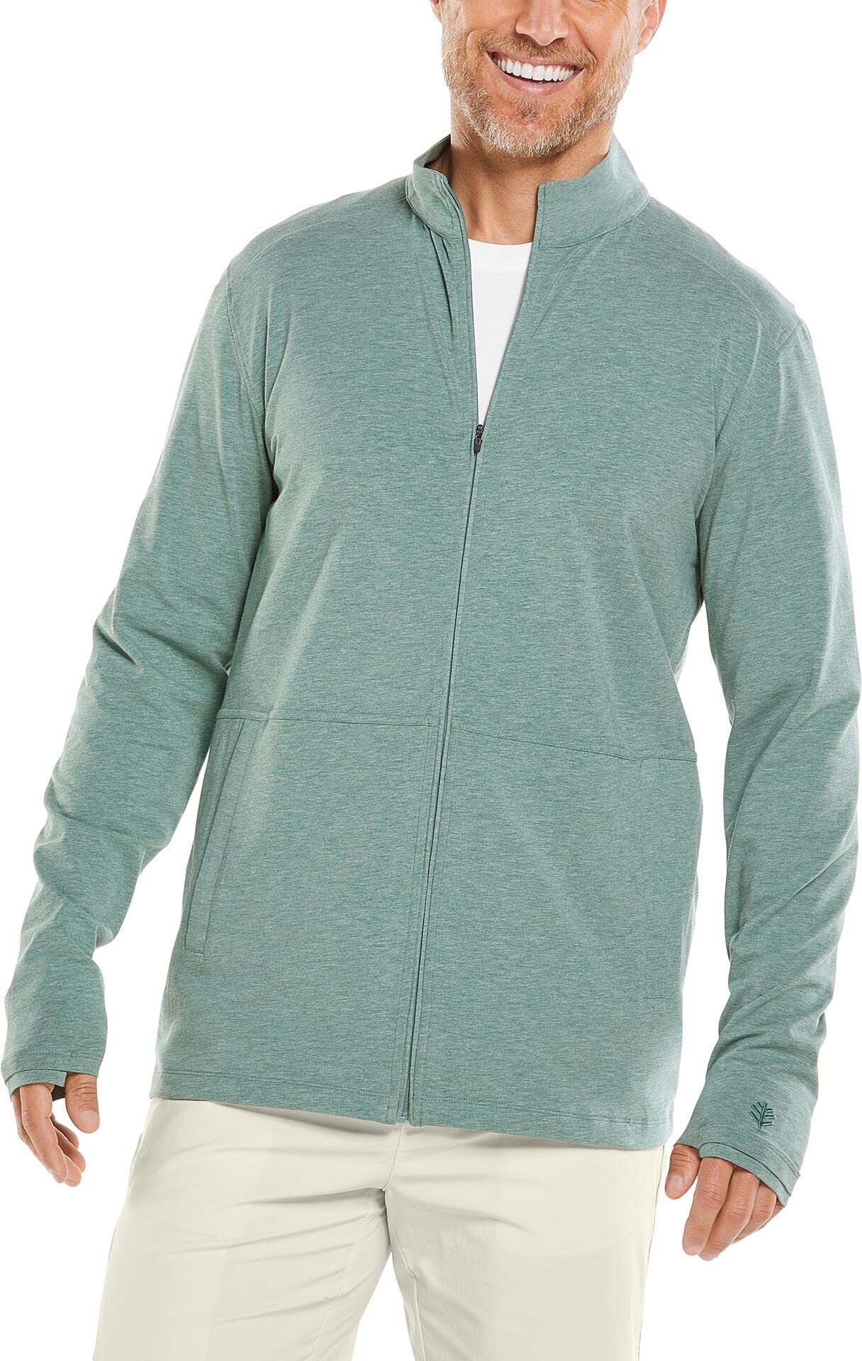 Coolibar UPF 50+ Men's Sonora Sun Protective Jacket - Lightweight UV Protection for Outdoor Activities, Hiking & Travel