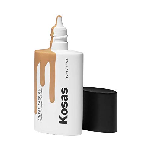 Kosas The Dewy Skin Set - Tinted Face Oil (Shade 06) & Revealer Concealer (Shade 6.8) | Hydrating Makeup for Glowing Skin | Perfect for Daily Wear & Special Occasions