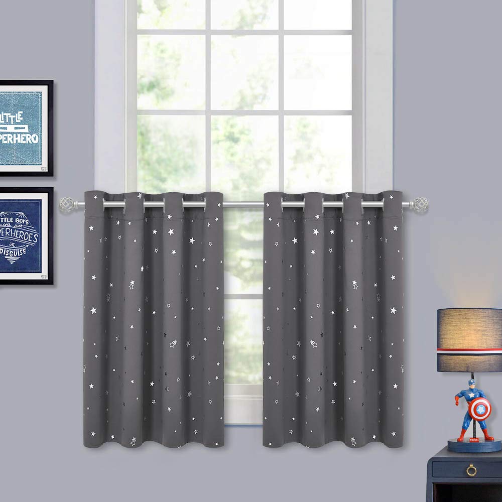 RYB HOME Blackout Curtains for Bedroom & Living Room - Thermal Insulated, Noise Reducing, Energy Efficient Window Drapes - Perfect for Home Decor, Privacy & Light Control