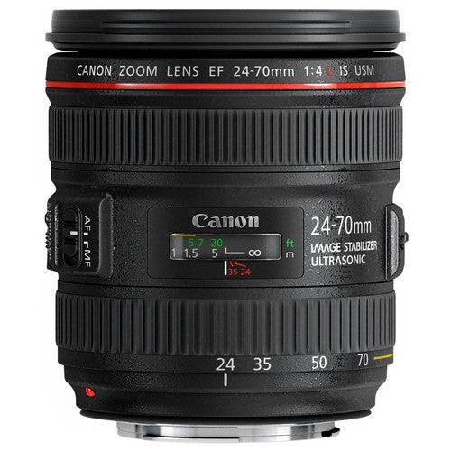 Canon EF 24-70mm f/4L IS USM Zoom Lens for DSLR Cameras - Professional Photography, Travel & Portrait Shots