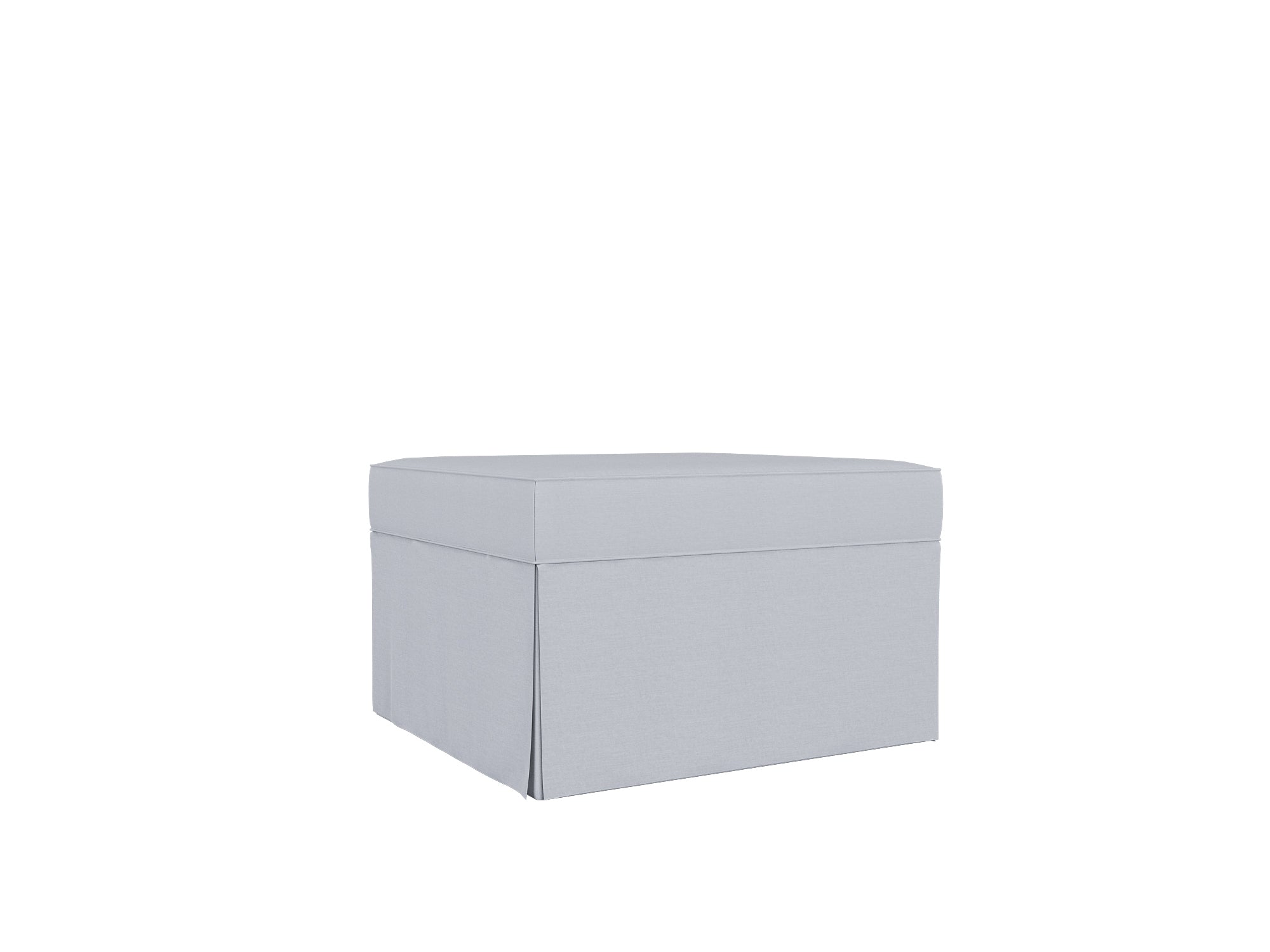 PB Comfort Ottoman Cover - Soft, Stretchable & Washable Slipcover for Living Room, Bedroom, or Nursery - Perfect for Home Decor & Furniture Protection
