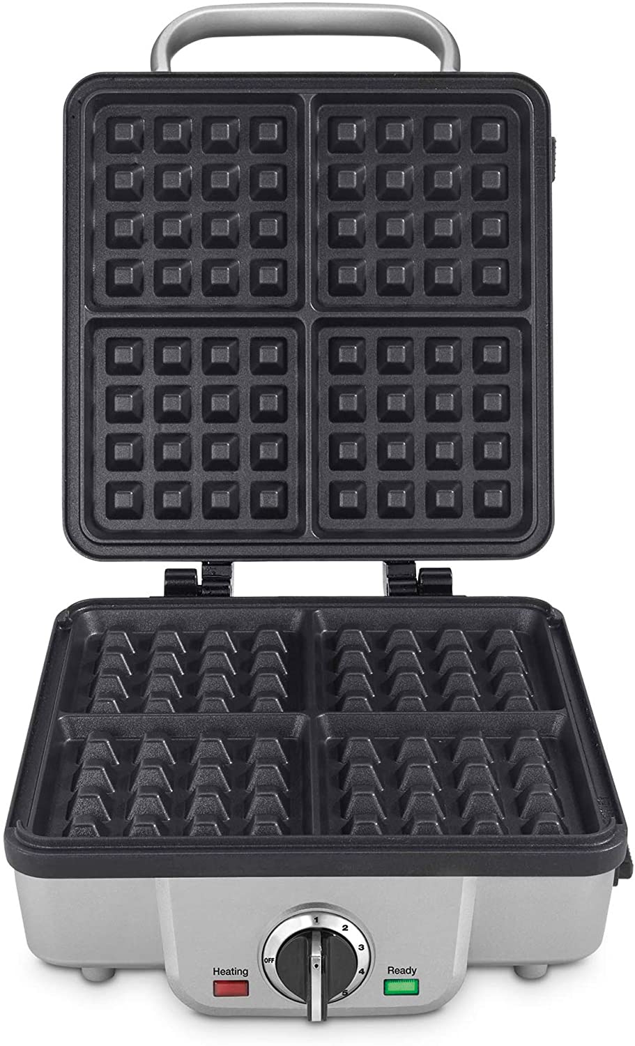 CUISINART Belgian Waffle Maker WAF-350C - Professional Pancake & Waffle Iron for Home Breakfast, Brunch & Family Gatherings