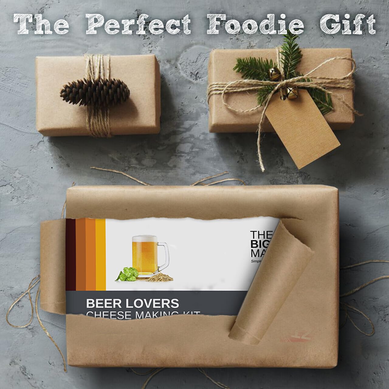 Beer Lover's DIY Cheese Making Kit with Rennet - Craft 12 Artisan Cheese Varieties at Home | Perfect for Home Brewers, Gifts & Culinary Enthusiasts