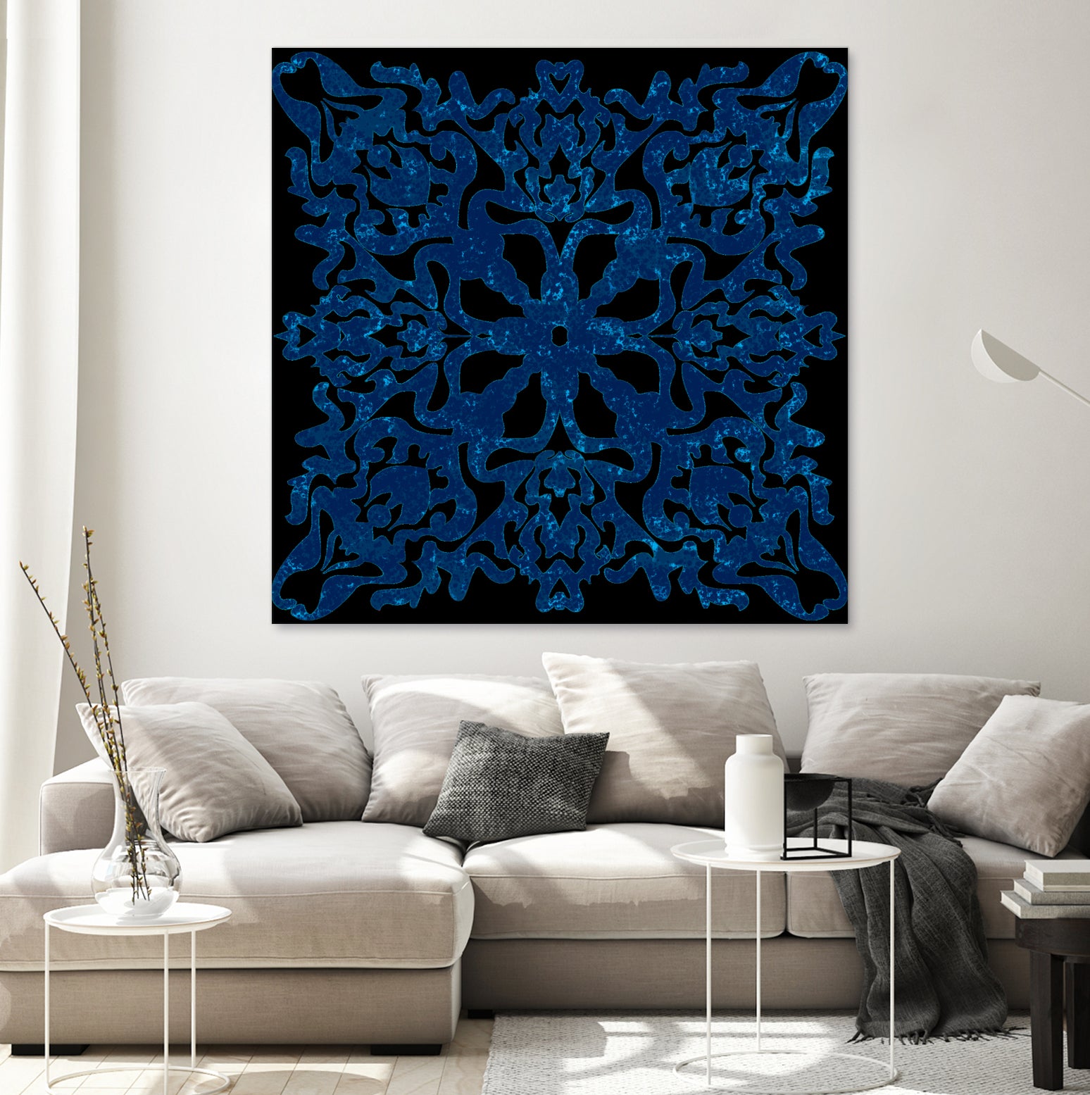 Blue Ceramic Portuguese Tiles - Handmade Azulejo Style Wall & Floor Tiles for Kitchen Backsplash, Bathroom Decor & Outdoor Patio
