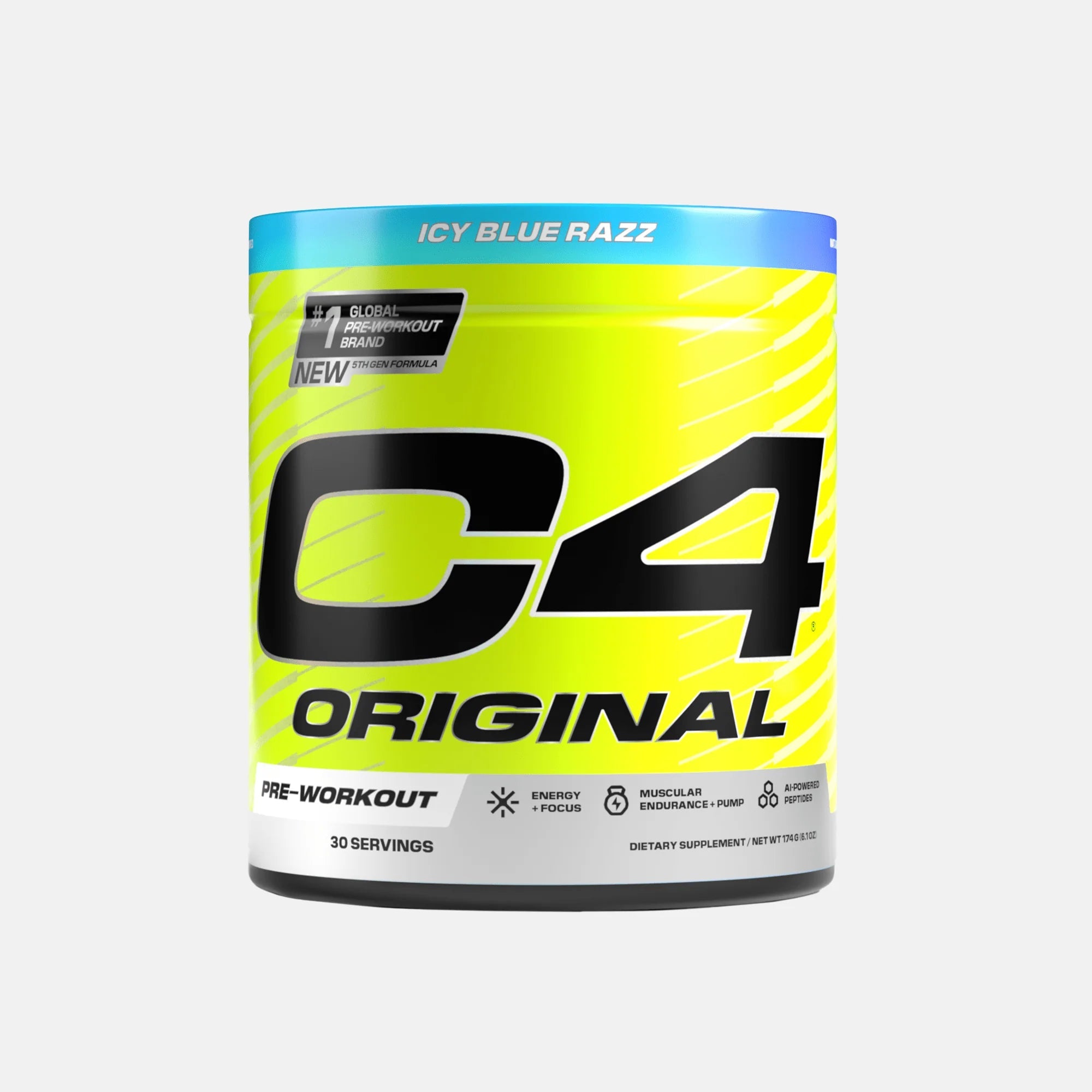 C4 Original Pre Workout Powder - Energy & Endurance Booster for Gym, Running & Fitness | Best Pre-Workout Supplement for Men & Women | Blue Raspberry Flavor