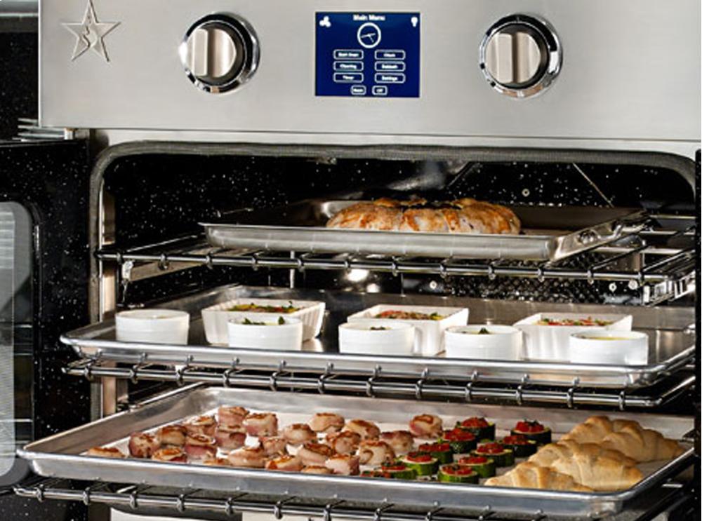 Bluestar BSEWO30ECSDV2 30 Inch Electric Wall Oven with French Doors - Perfect for Modern Kitchens, Baking & Entertaining