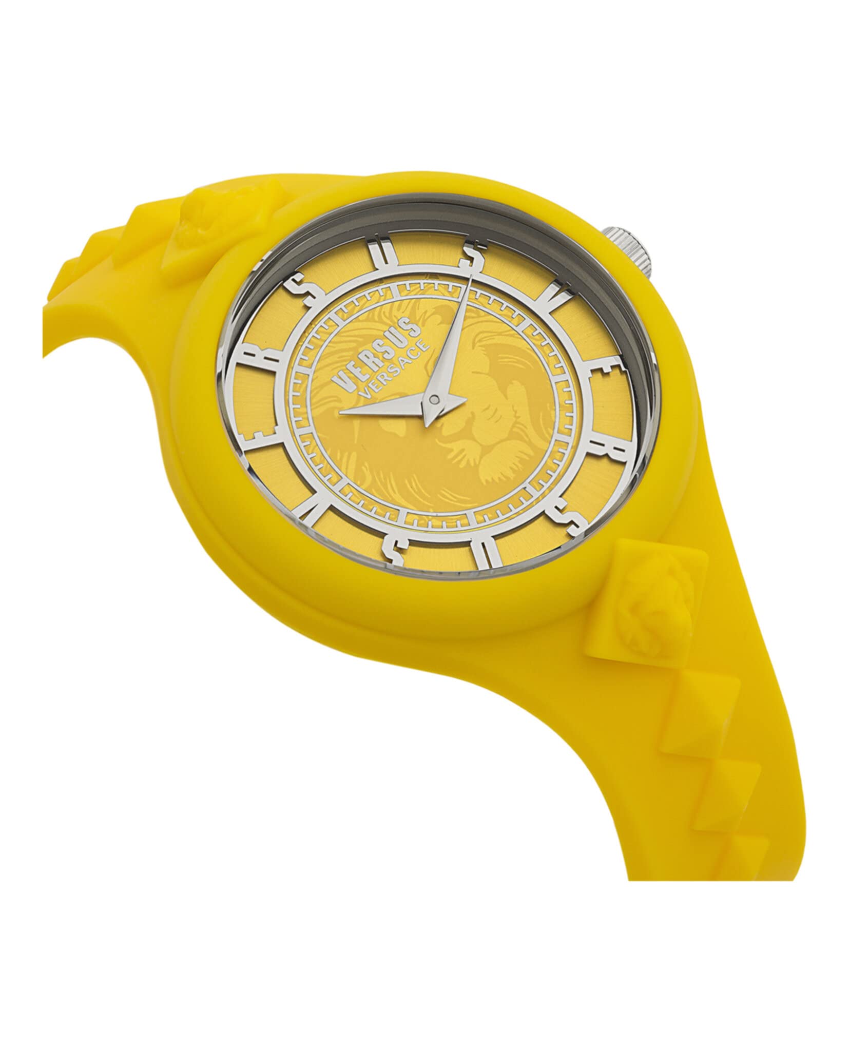 Versus Versace Fire Island Luxury Women's Watch - Yellow Strap, Yellow Case & Dial | Fashion Accessory for Parties, Events & Everyday Wear