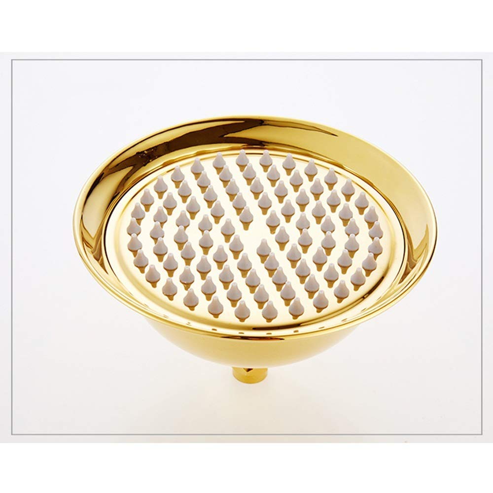 10 Inch Round Top Spray Shower System - Double Lift Retro Brass Shower Faucet with 3 Modes (Hot/Cold) - European & American Style Bronze Bathroom Fixture for Vintage & Modern Homes - Perfect for Master Bath, Guest Bath & Spa Retreats