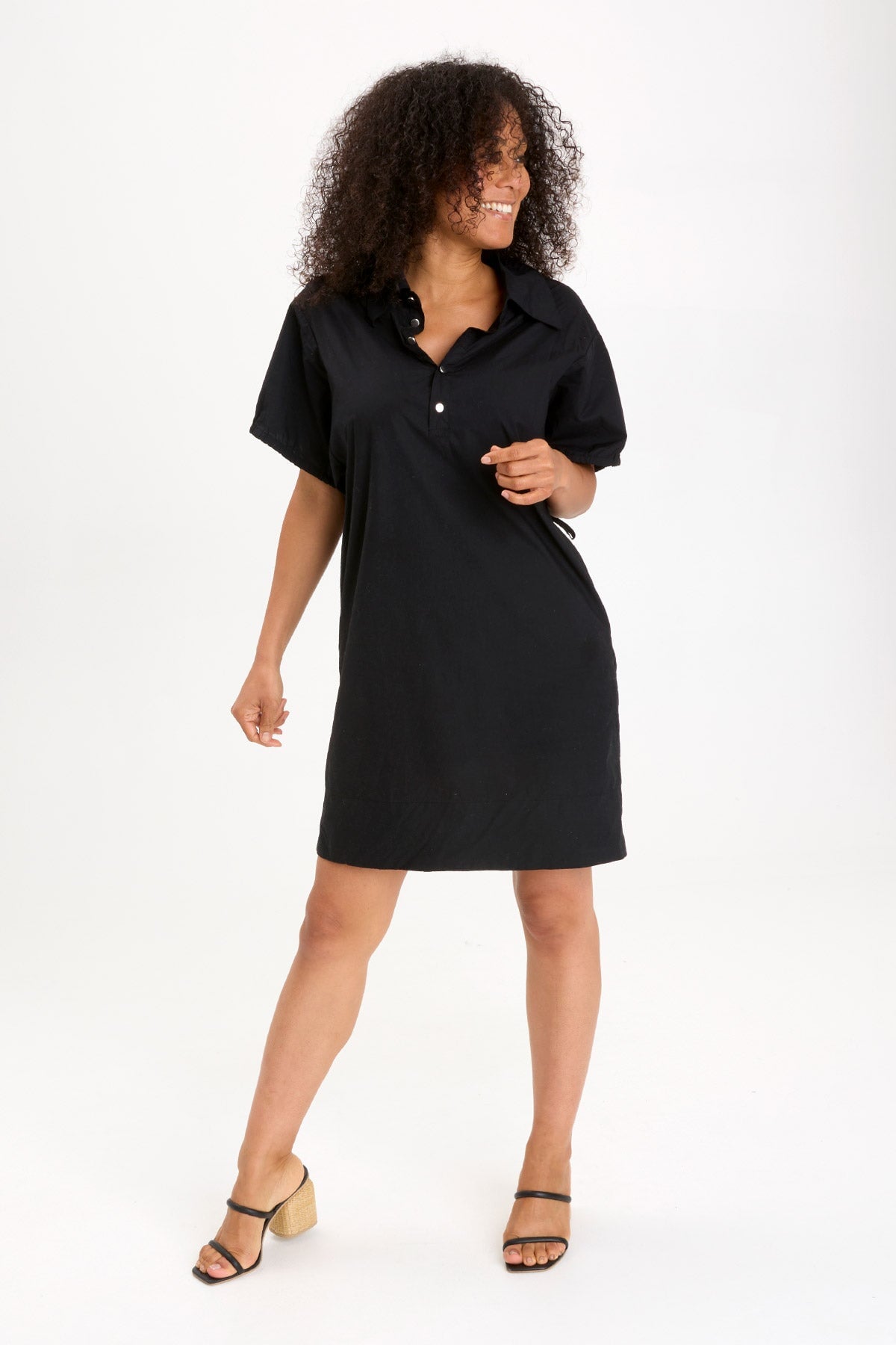 Weston Women's Casual Shirt Dress - Flowy Button Down Tunic Top with Pockets | Perfect for Office, Weekend Outings & Summer Vacations