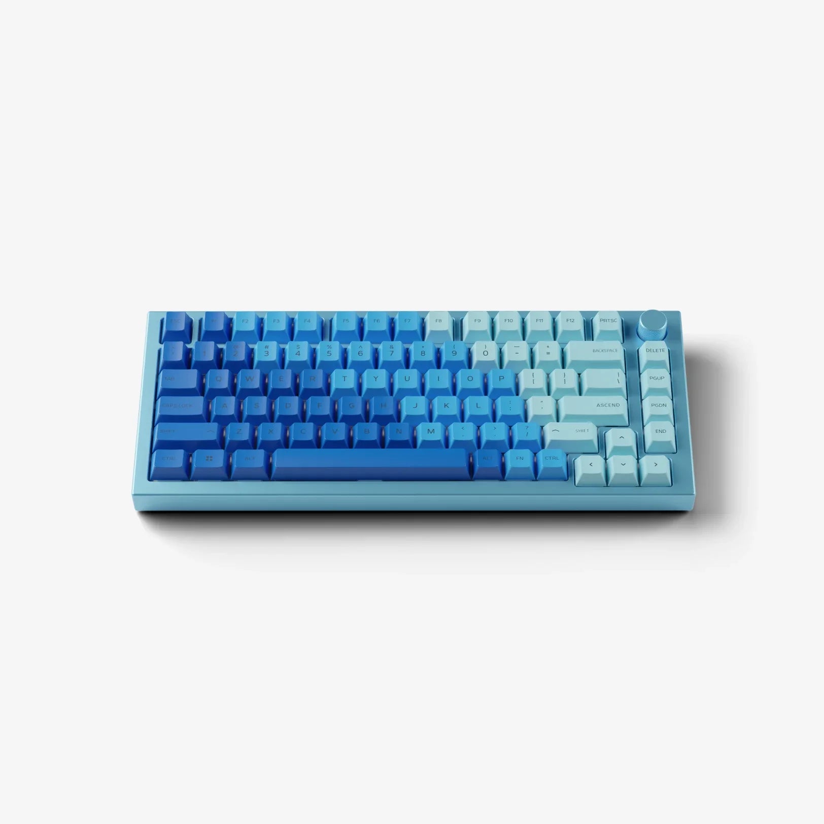 Glorious GPBT ANSI Sublimated Mechanical Keyboard Keycaps (Ocean) - 114 Keys PBT Double Shot Keycap Set for Gaming & Typing - Compatible with 60% 65% 75% 80% 100% Mechanical Keyboards - Perfect for PC, Mac, RGB Backlit Keyboards & Office Work