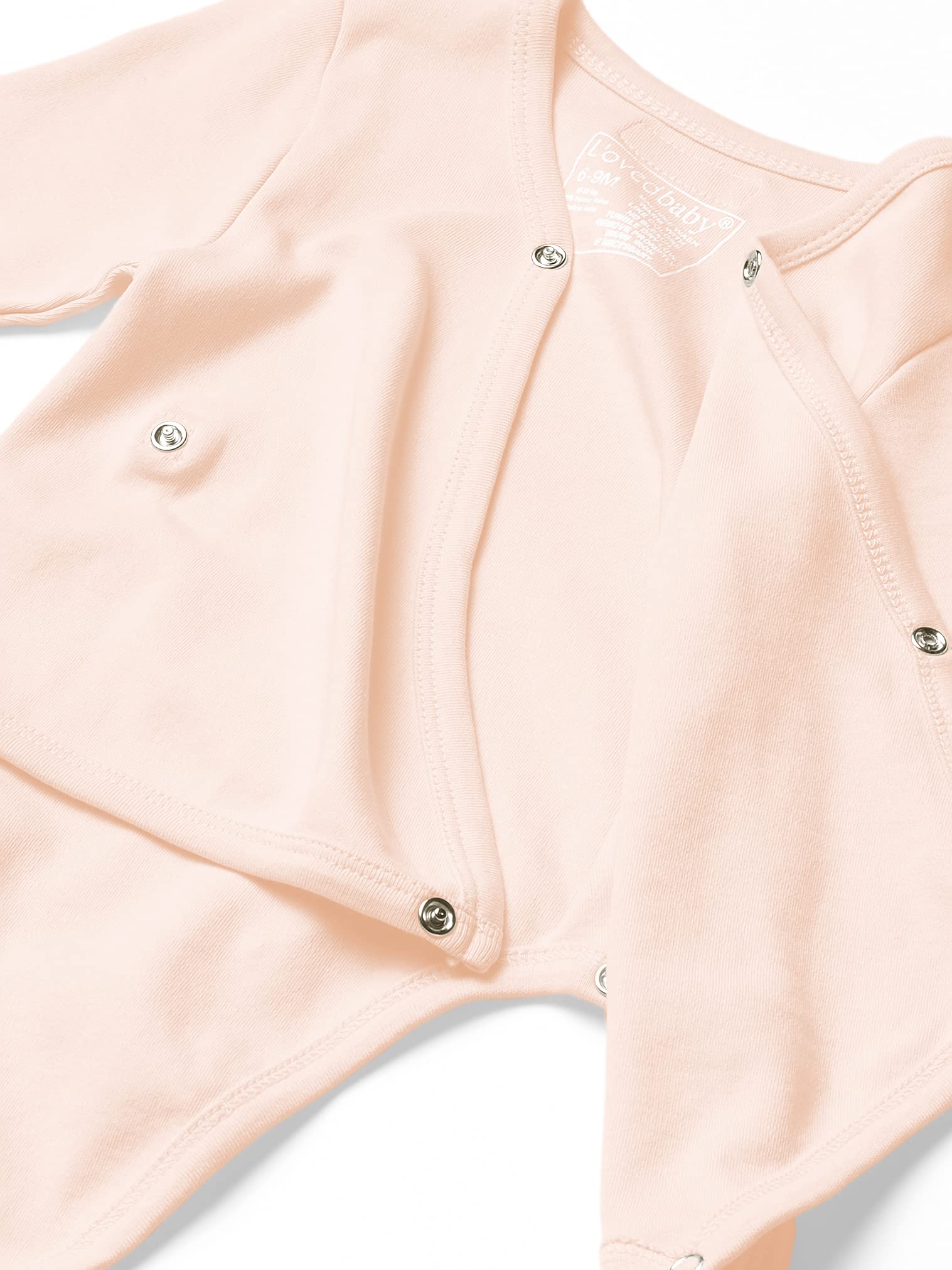 L'ovedbaby Organic Cotton Baby Kimono Bodysuit - Soft Unisex Newborn Onesie for Comfortable Sleep & Play | Perfect for Baby Showers, Photo Shoots & Everyday Wear