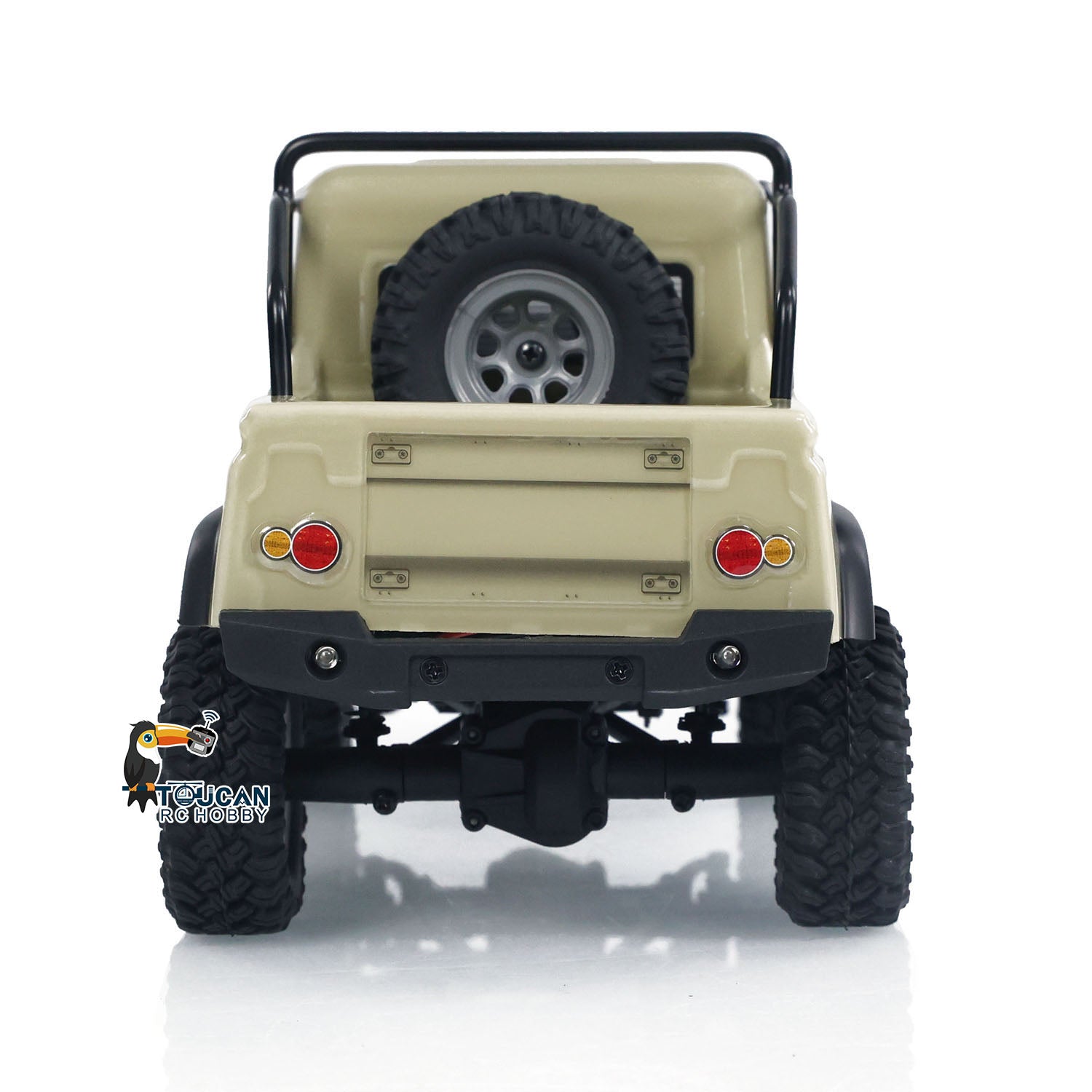 1:24 Scale 4x4 RC Off-Road Truck - 4WD Remote Control Crawler Car with DIY Simulation Model, ESC Servo & LED Light System - Perfect for Indoor/Outdoor Rock Crawling & Off-Road Adventure Play