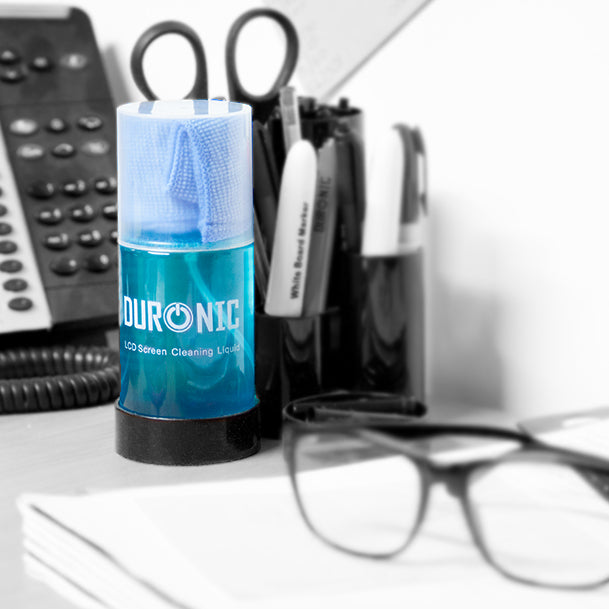 Duronic SCK104 Screen Cleaner Kit - 4 x 200ml LCD/LED Cleaning Spray for Laptop, TV, Monitor, Smartphone & Tablet | Safe for Glass Screens & E-Readers | Perfect for Home, Office & Gaming Setup