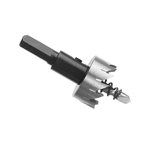 1 Inch HSS Drill Bit Hole Saw for Metal - High Speed Steel Cutting Tool for Stainless Steel, Aluminum & Wood - Perfect for DIY Projects, Metalworking & Home Renovations