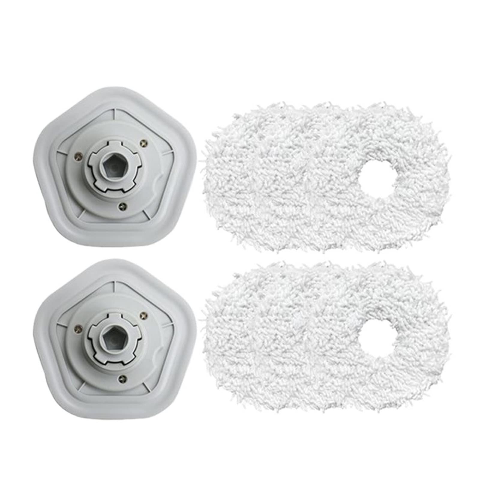 10-Piece Replacement Mop Pads for Xiaomi Dreame W10 Robot Vacuum - Compatible Cleaning Cloth Accessories for Smart Mop & Vacuum Cleaner - Perfect for Hardwood Floors, Tile & Home Kitchen Cleaning