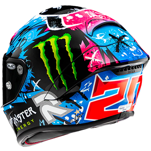 RPHA 1 QUARTARARO LE MANS SPECIAL 2024 Motorcycle Helmet - Lightweight, DOT & ECE Certified for Racing & Street Riding - Perfect for Track Days, Commuting & High-Speed Performance
