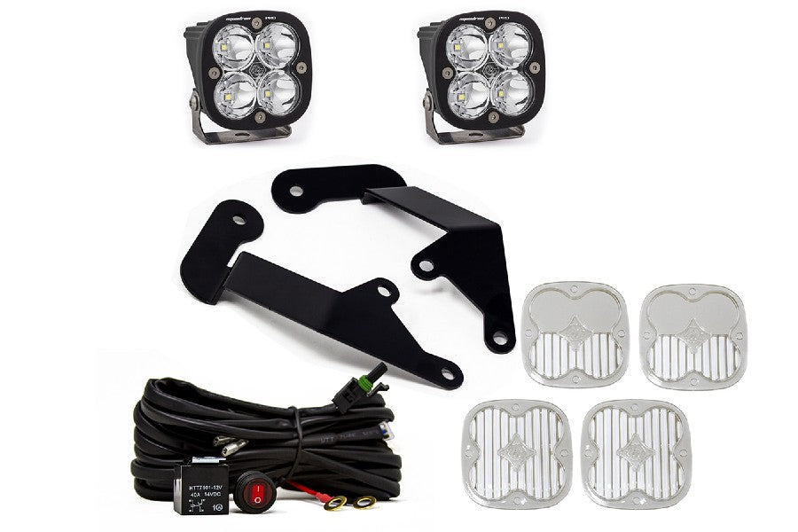 2021-2023 Ford Bronco Sport Baja Designs Squadron Pro Series A Pillar Light Kit - Clear Lens for Off-Road & Adventure Driving