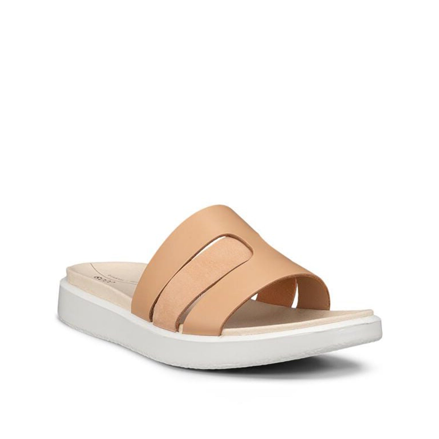 ECCO Women's Flowt Slide Sandals in Biscuit - Comfortable Summer Slides for Beach, Pool, and Casual Wear