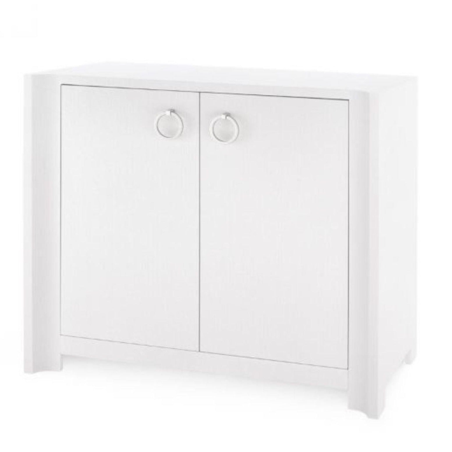 Audrey Cream Cabinet with Custom Pulls - Elegant Storage Solution for Living Room, Bedroom & Home Office