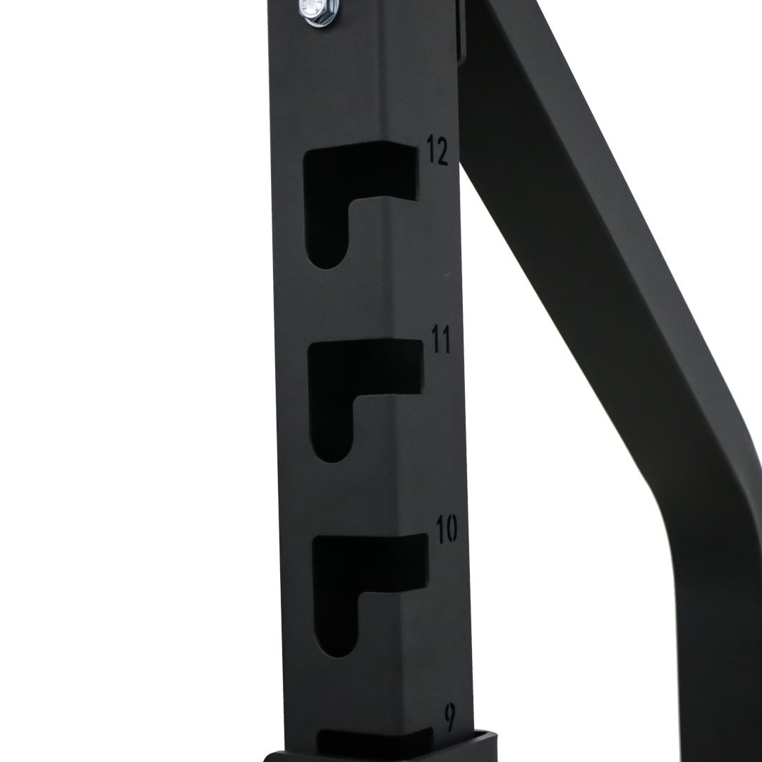 TKO 7FT Half Rack Strength Training Equipment - Heavy Duty Power Cage for Home Gym, Squat Rack with Pull-Up Bar (Black) | Perfect for Weightlifting, CrossFit & Strength Workouts