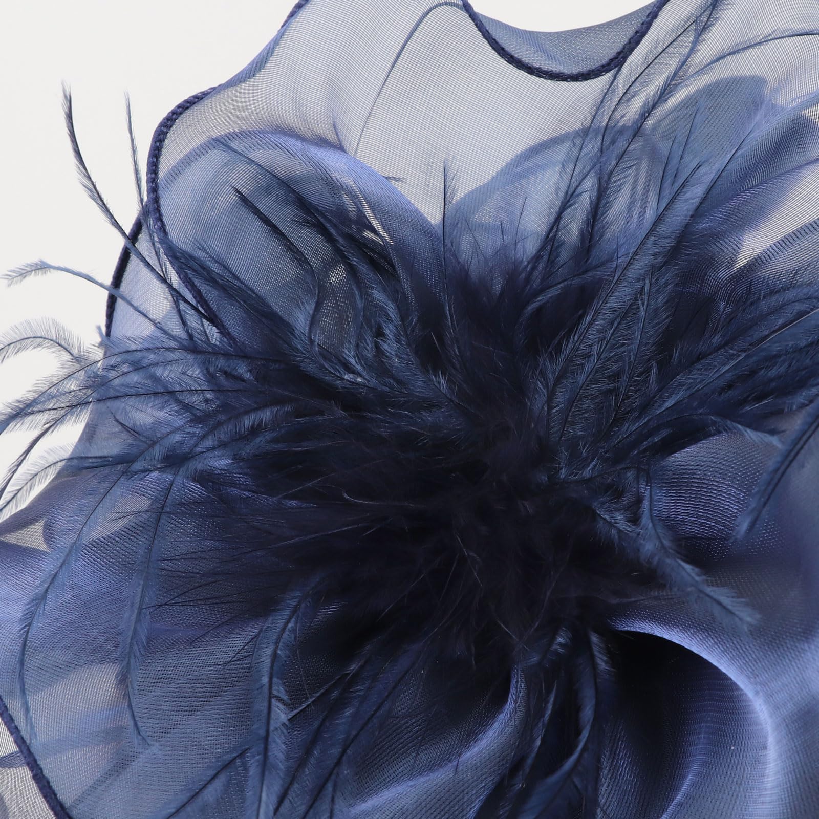 Elegant Women's Kentucky Derby Fascinator Hats with Flower, Headband & Clip - Tea Party Headwear for Women & Girls - Perfect for Weddings, Races & Special Events