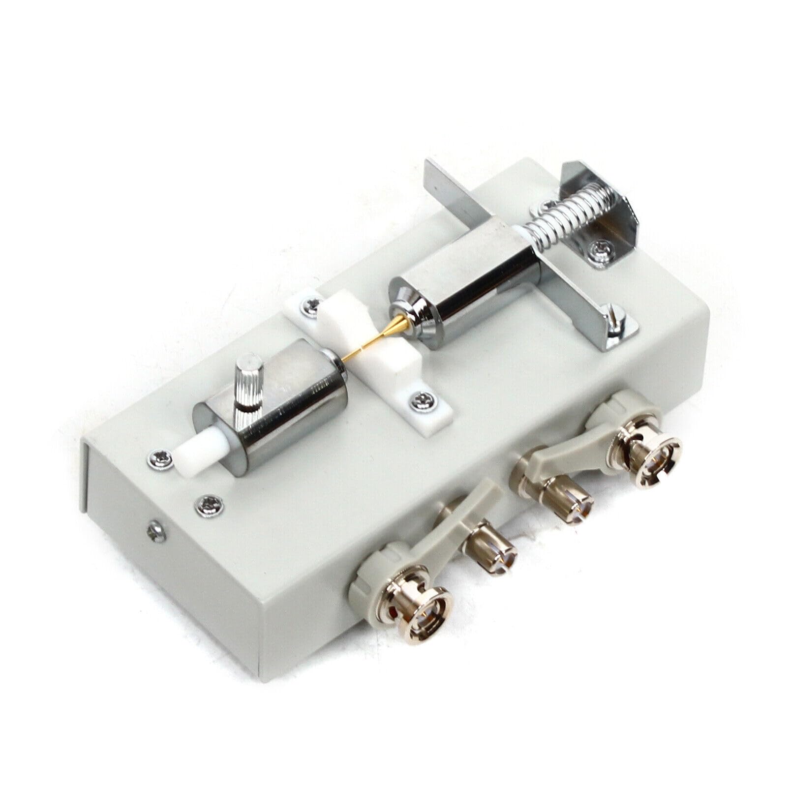 Xuthusman Adjustable Digital Bridge Test Fixture - LCR/RCL Meter for SMD Chip Capacitors & Components Testing - Perfect for Electronics Repair, PCB Testing, and Component Quality Control