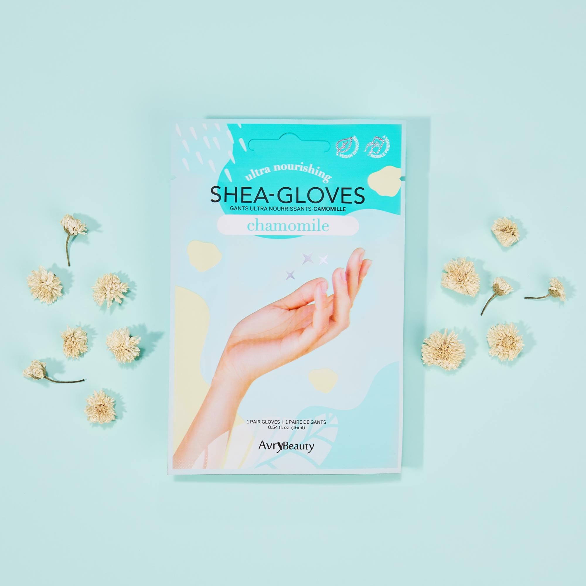 Avry Beauty Shea Butter Gloves - Ultra Moisturizing Hand Treatment for Dry Skin | 1 Pair | Perfect for Overnight Hydration, Spa Treatments & Winter Hand Care
