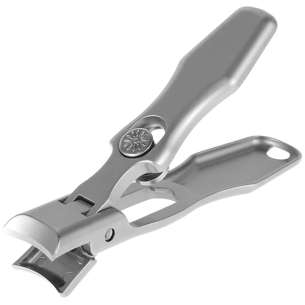 Premium Stainless Steel Nail Clippers for Thick Nails - Wide Jaw Opening Toenail Clipper with Ergonomic Curve Design, Splash-Proof & Colorful Options - Perfect for Seniors, Pedicures, and Home Grooming Kits