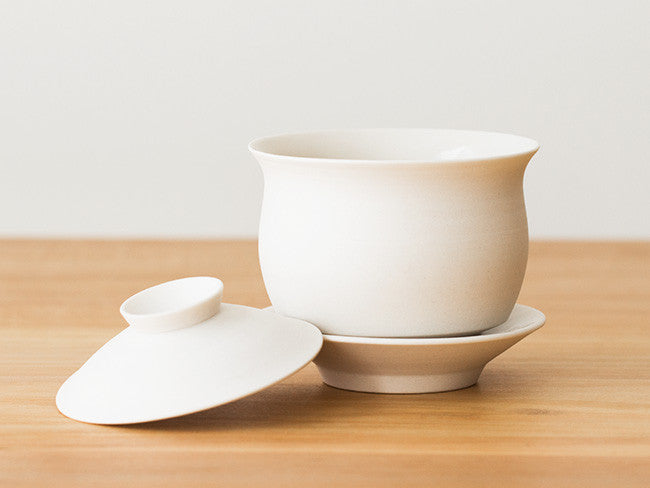 Premium Lilith Rockett Porcelain Gaiwan Set - Traditional Chinese Tea Ceremony Teapot with Lid & Saucer - Perfect for Oolong, Pu-erh & Green Tea Brewing at Home or Office