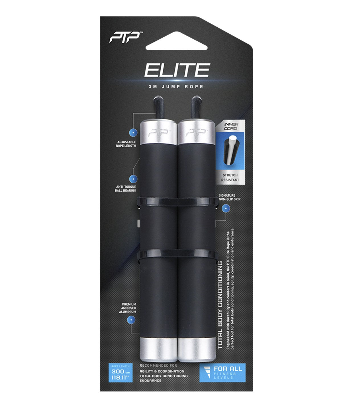 Premium Elite Speed Jump Rope for Adults - Adjustable Length Skipping Rope for Fitness, Boxing & Cross Training - Ideal for Home Gym, Weight Loss & Cardio Workouts
