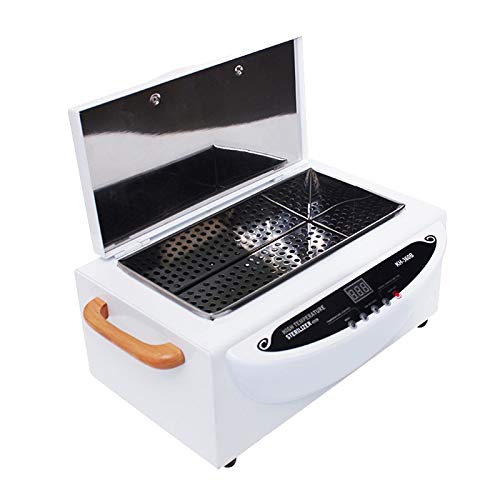 NSKI 1.5L Electric Dry Heat Sterilizer Box KH-360B - High Temperature Nail Tool Sanitizer for Manicure & Pedicure Salon, Professional Nail Art Equipment - Perfect for Sanitizing Nail Files, Clippers & Beauty Tools