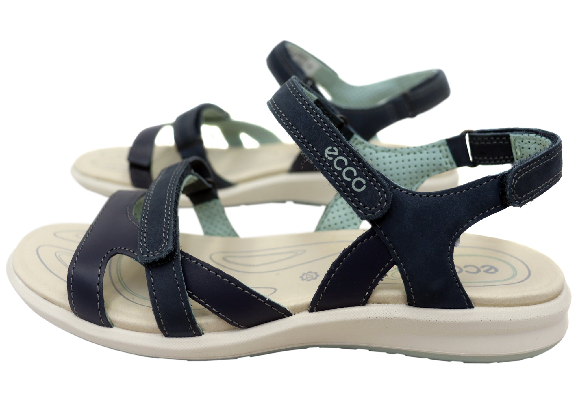 ECCO Women's Cruise II Comfortable Leather Sandals - Breathable & Supportive Summer Sandals for Walking, Travel & Casual Wear