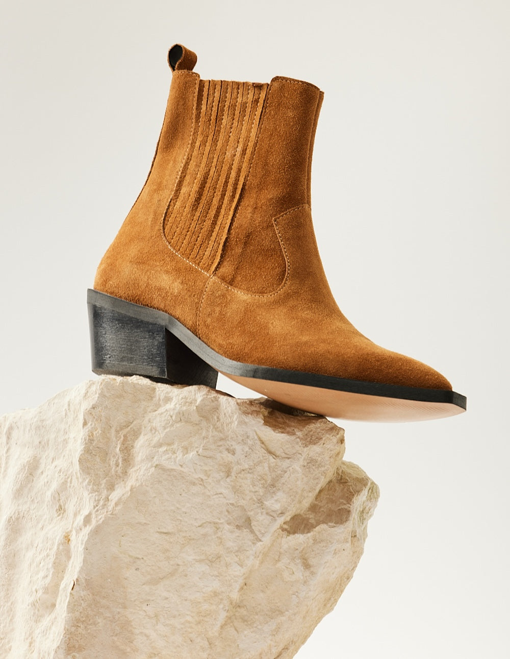 Georgia Suede Amber Heeled Boots - Stylish & Comfortable Ankle Boots for Women | Perfect for Office, Parties & Fall Fashion
