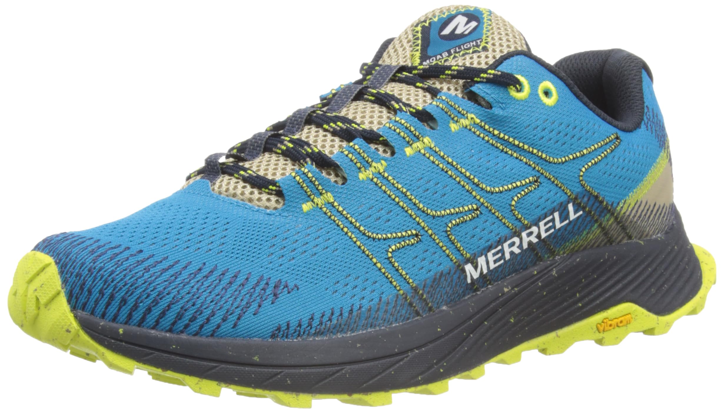 Merrell Men's Moab Flight Hiking Shoes - Lightweight & Waterproof Trail Running Sneakers for Outdoor Adventures, Camping & Backpacking