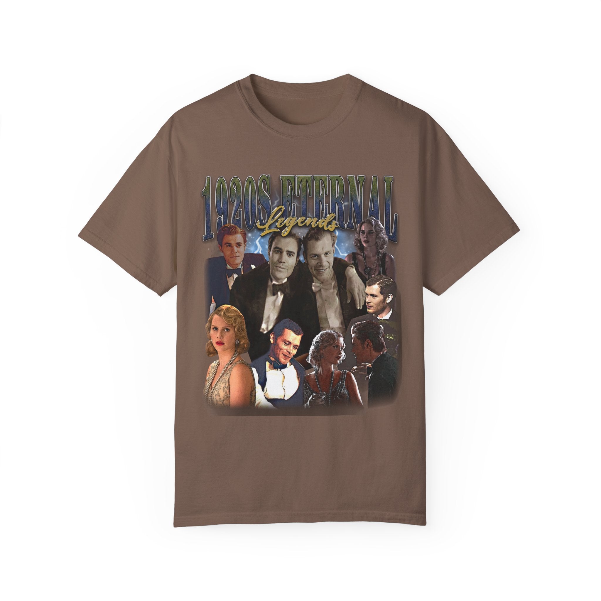 Vintage 1920s Inspired Retro T-Shirt - Eternal Legends Graphic Tee for Men & Women - Perfect for Costume Parties, Themed Events & Casual Wear