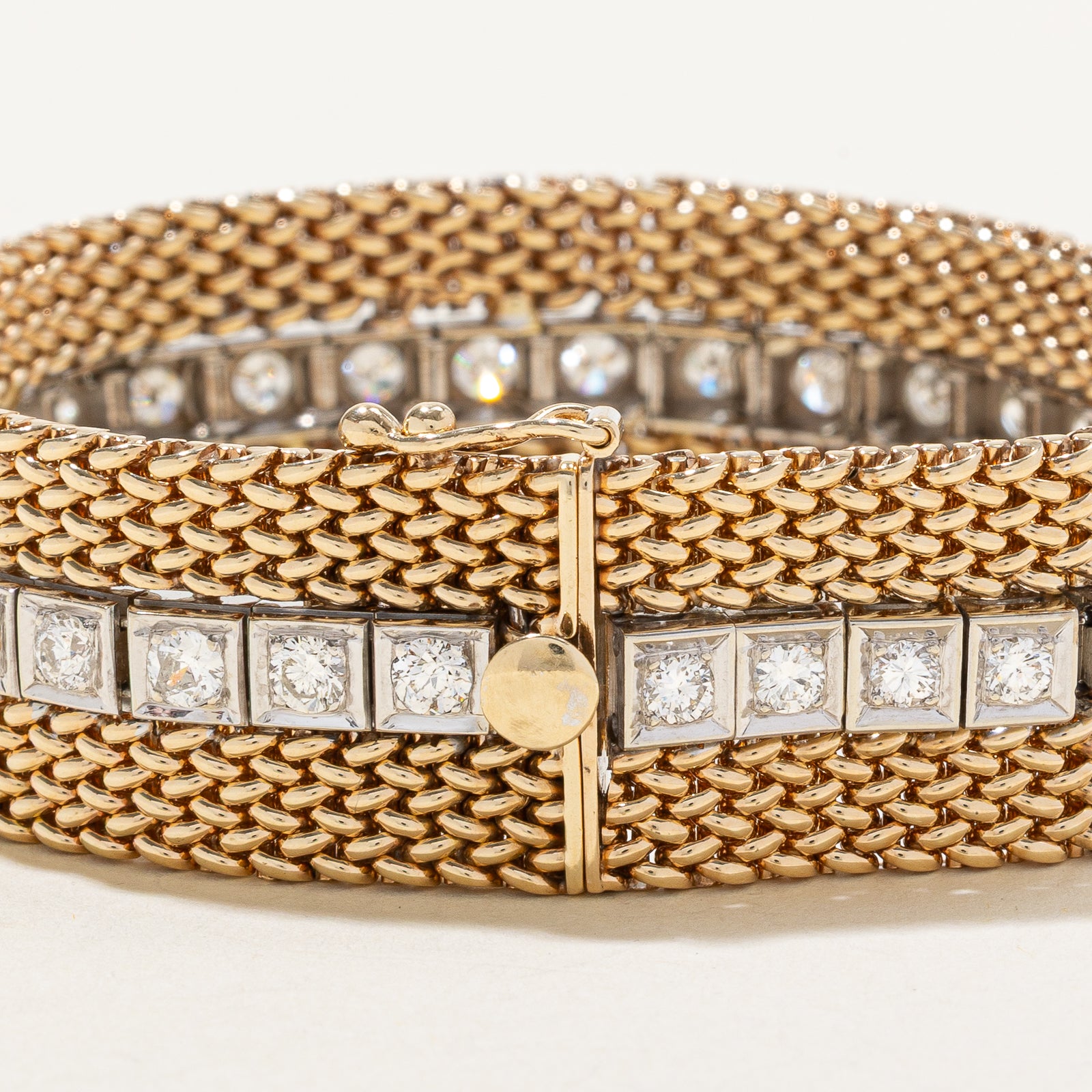 14K Gold Diamond Tennis Bracelet for Women | 4.50ctw | 7 Inches | Elegant Watch Strap Style | Perfect for Weddings, Parties & Everyday Luxury