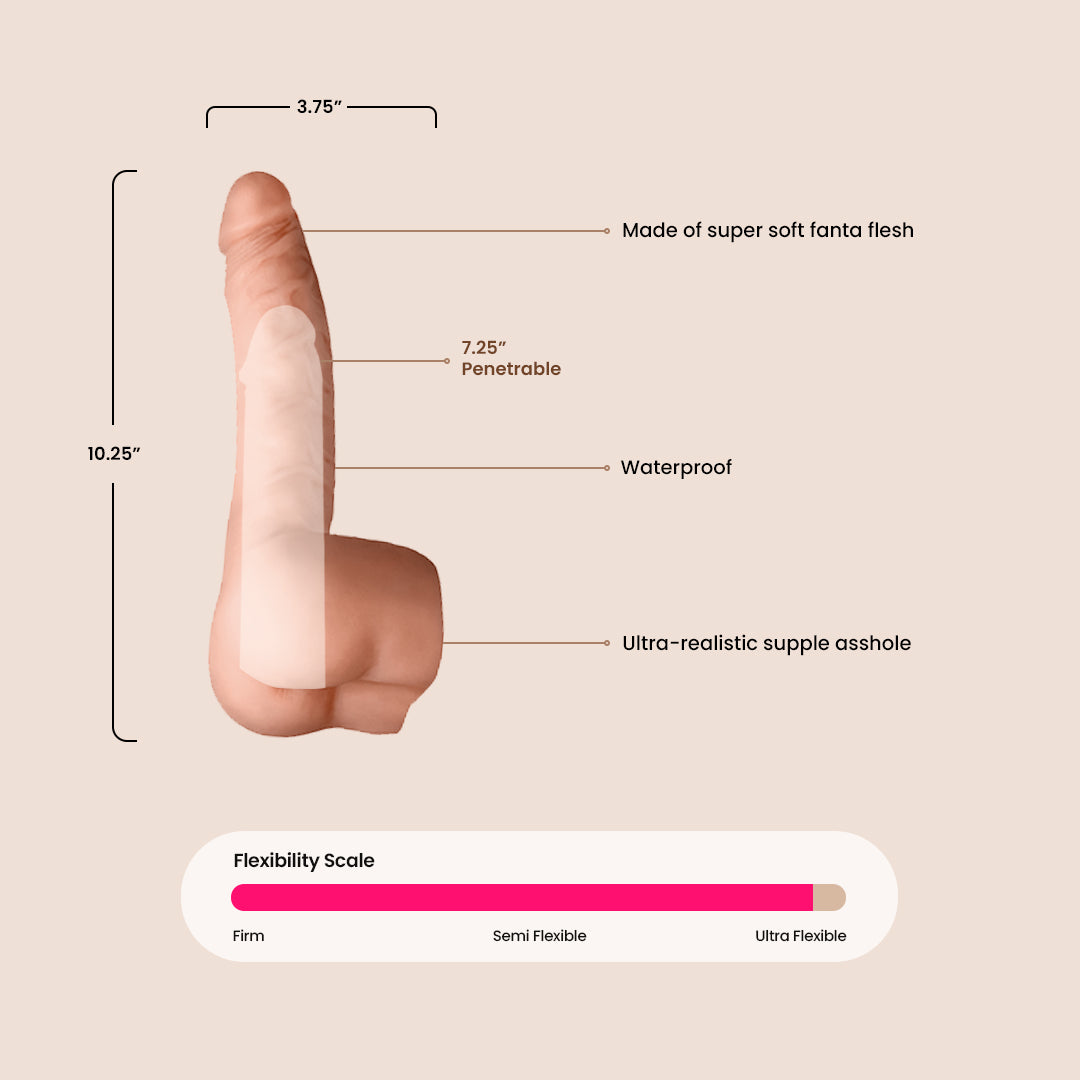 PDX Extreme Pipedream Realistic XL Adult Toy for Men - Enhance Pleasure & Performance | Perfect for Solo Play & Couples Intimacy