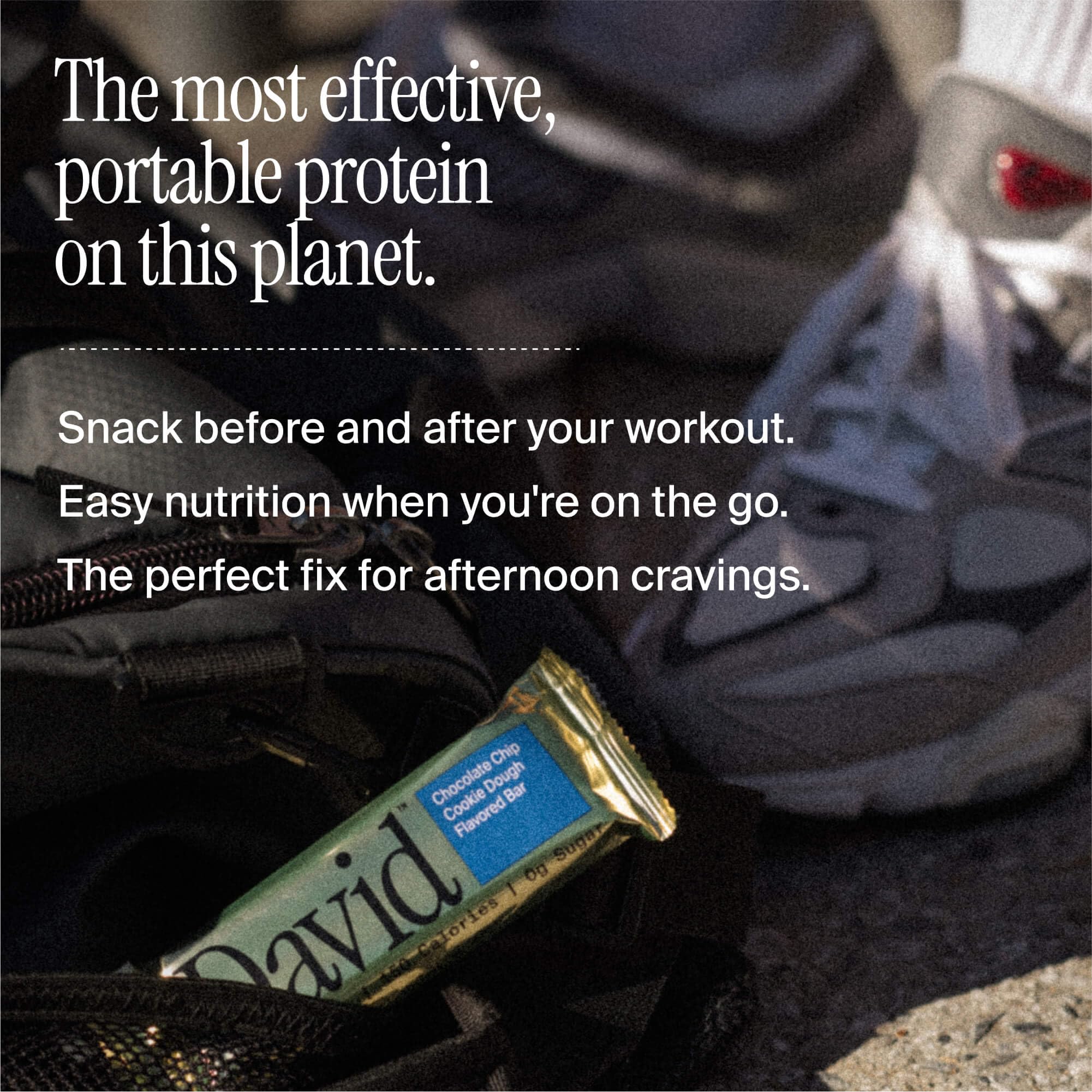 David's Fudge Brownie Protein Bars - 12 Pack | 28g Protein, 150 Calories, 0g Sugar | High Protein Low Carb Gluten Free Snack | Perfect for Gym Workouts, Hiking & On-the-Go Nutrition