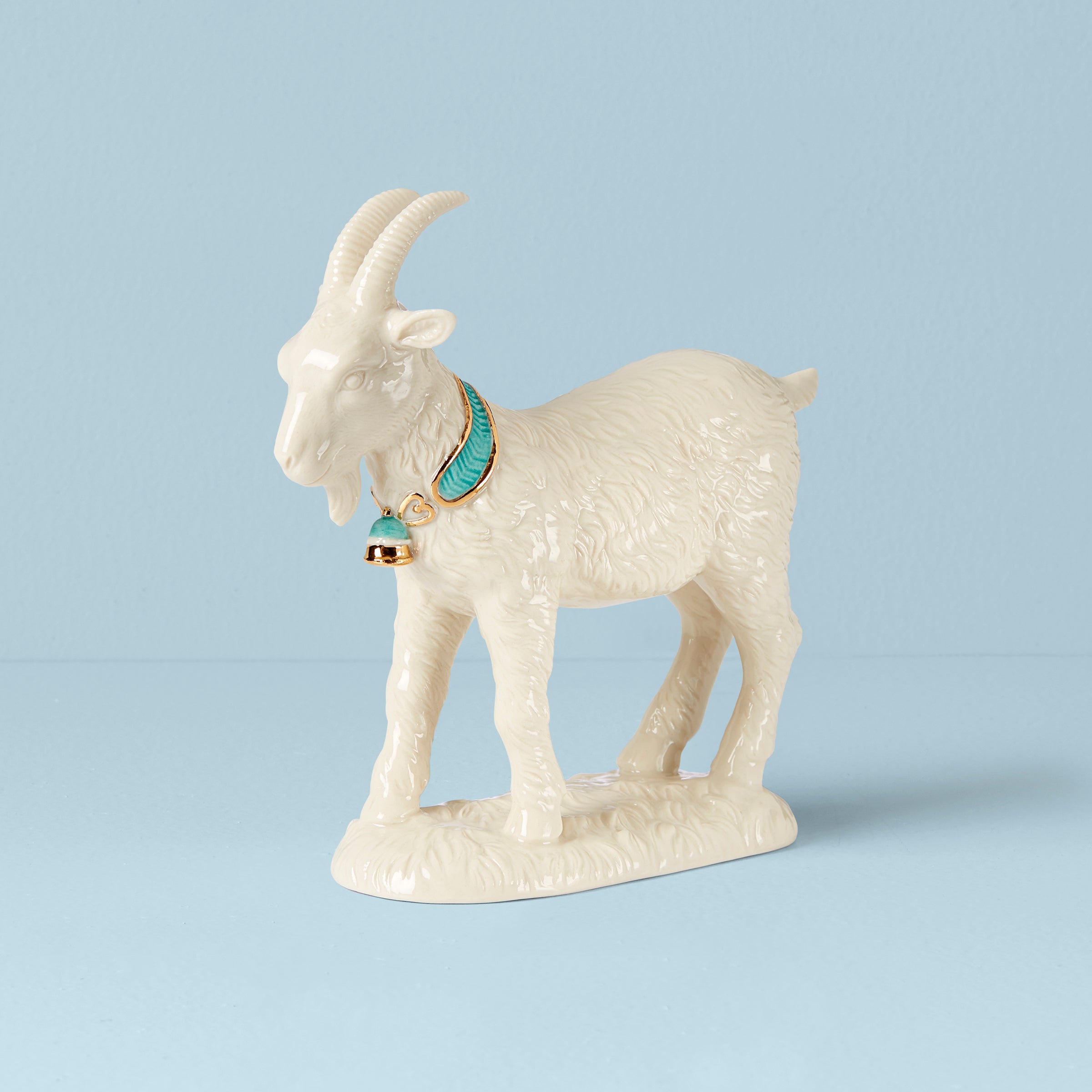 First Blessing Nativity Goat Figurine - Handcrafted Christmas Decoration for Home, Church & Holiday Displays