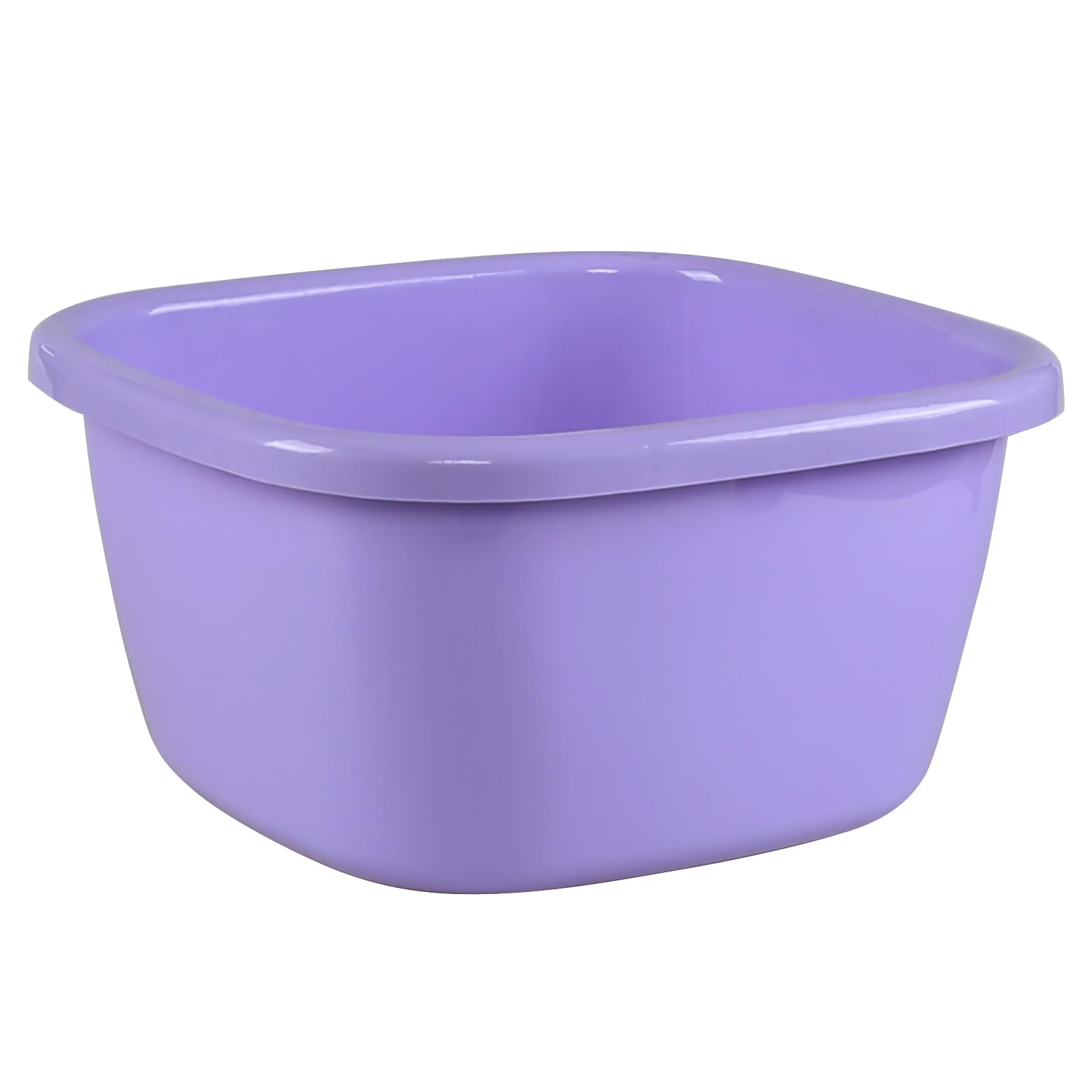 Ramddy 18 Quart Purple Plastic Washing Basin - Large Laundry Tub for Clothes, Hand Washing, Camping & Outdoor Use