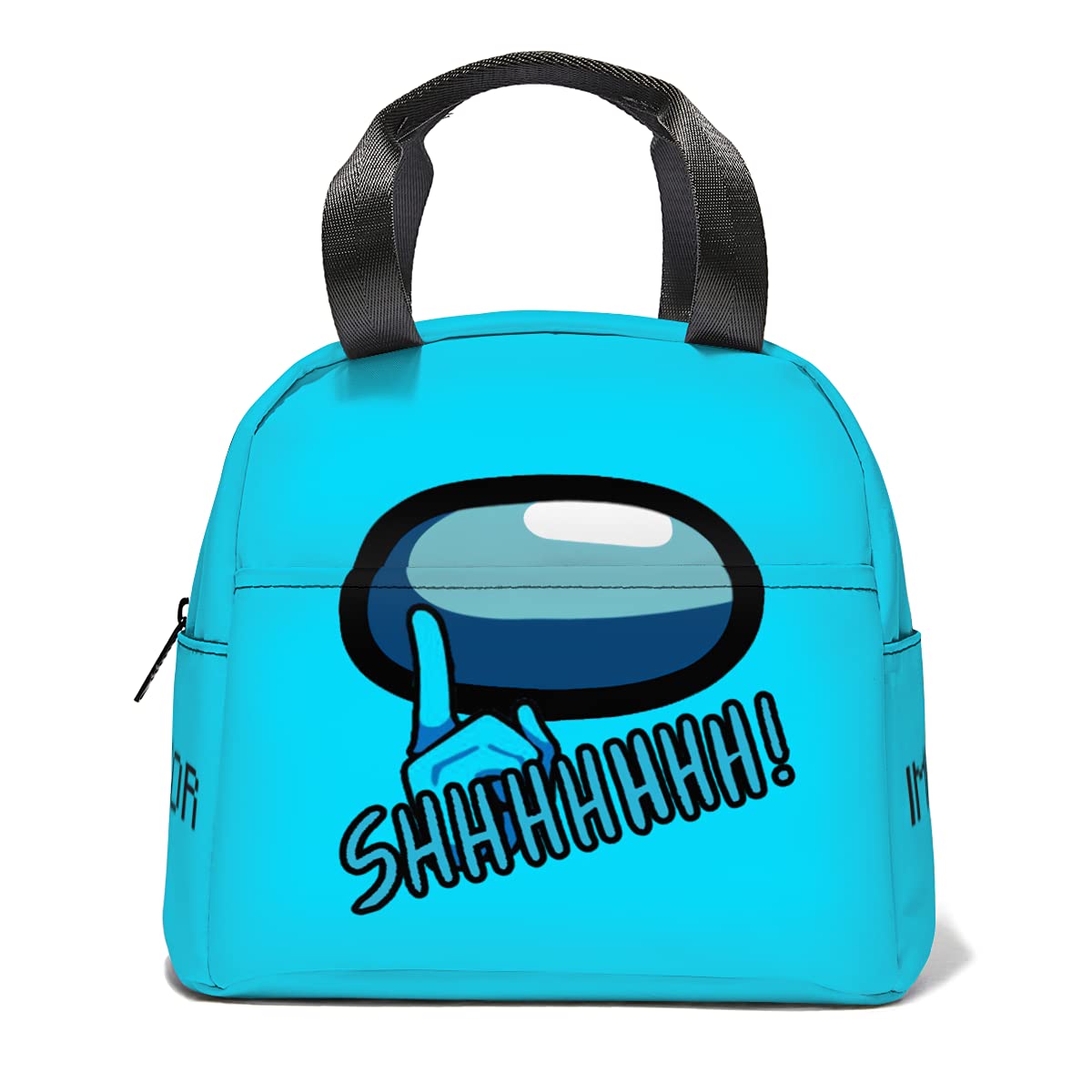 UZONZOM Insulated Waterproof Lunch Bag - Reusable Cooler Lunch Box for Gamers, School, Work & Outdoor Activities - Perfect for Boys & Teens