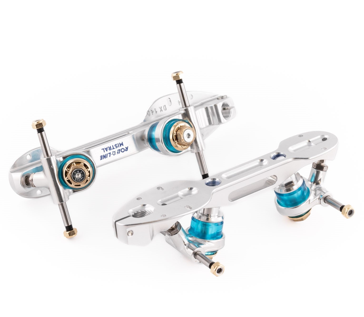 Roll Line Mistral Plate - Premium Roller Skate Plates for Artistic & Figure Skating - Durable Aluminum Alloy Design for Smooth Performance on Indoor & Outdoor Rinks