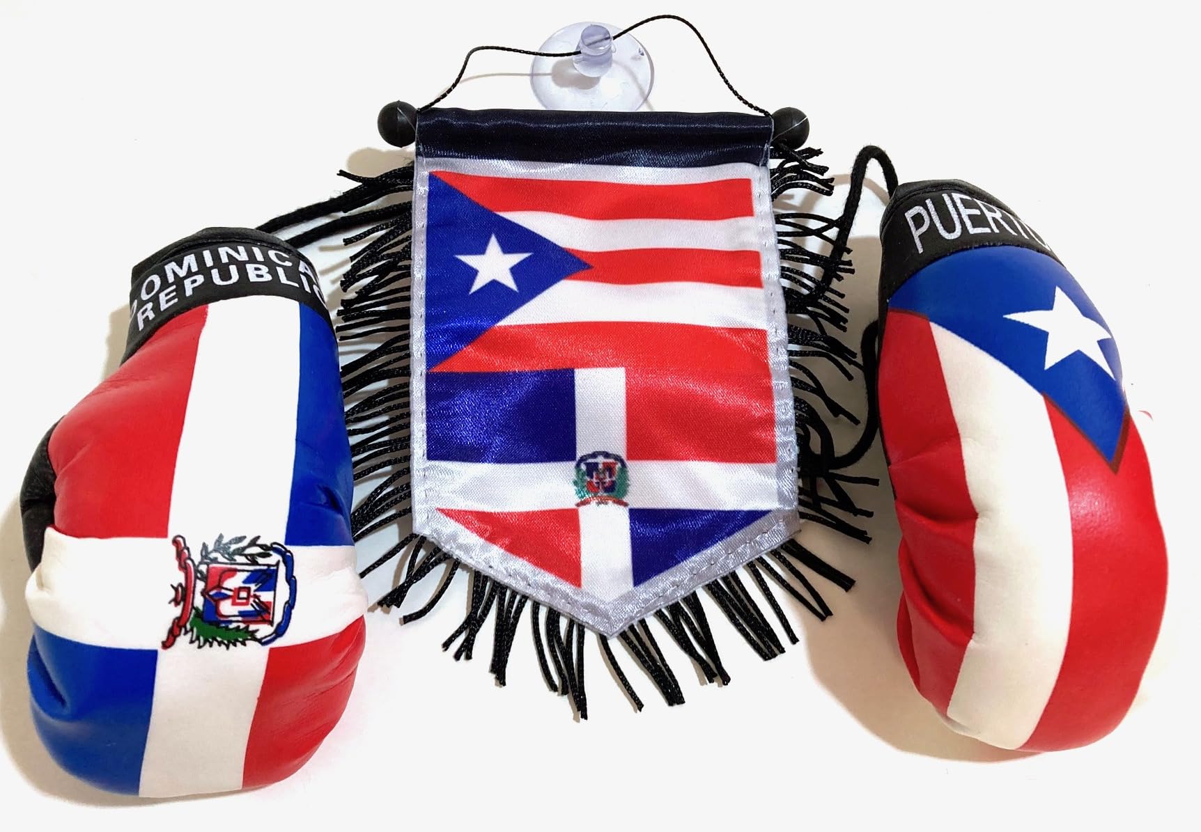 Dominican Puerto Rican Flag - Premium Quality Car, Home, Wall, Door & Window Decoration - Perfect for Parties, Events & Patriotic Displays