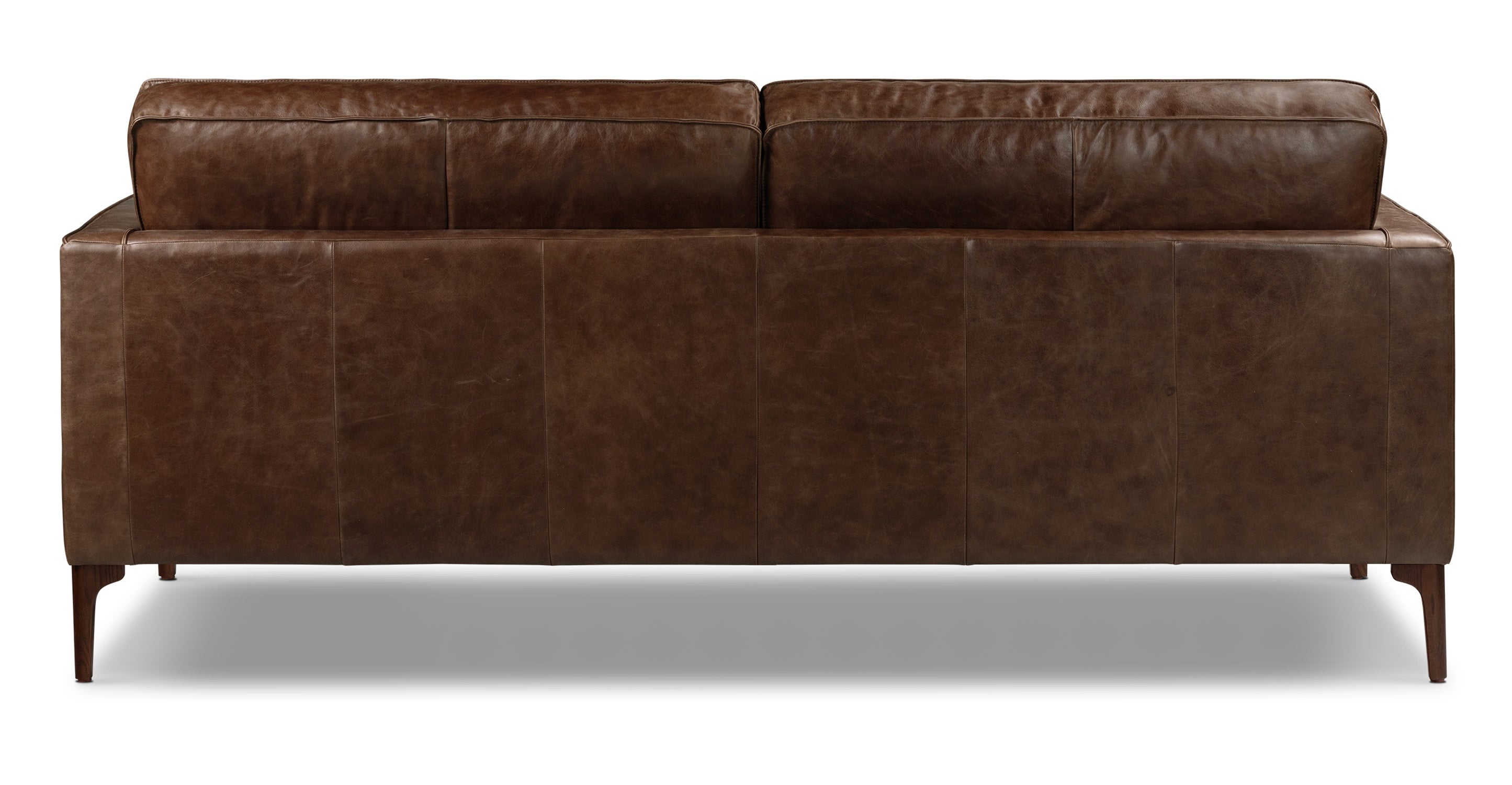 Premium Mateo Genuine Leather Sofa - Modern Luxury Living Room Furniture for Home & Office - Comfortable & Durable Leather Couch for Relaxing, Entertaining & Stylish Decor