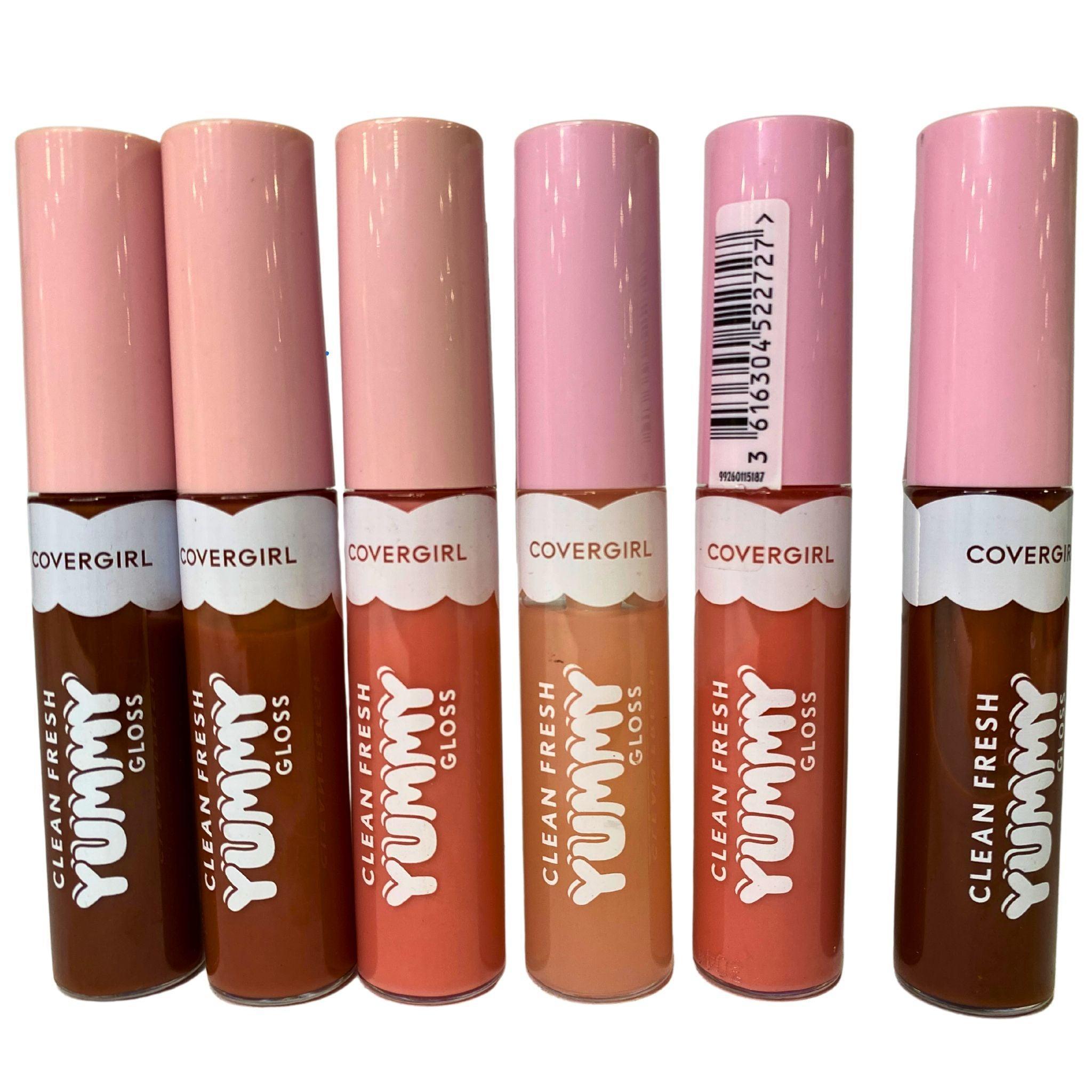 Covergirl Clean Fresh Yummy Gloss Mix - 80 Piece Lip Gloss Set | Hydrating, Shiny & Non-Sticky Formula for Everyday Wear, Parties & Special Occasions
