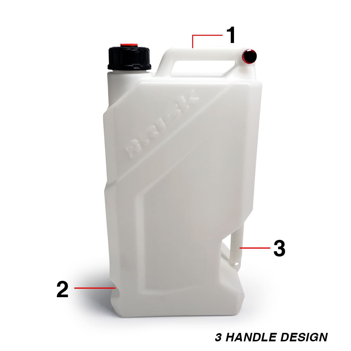 EZ3 3 Gallon Utility Jug - Heavy Duty Water Container for Camping, Emergency, and Outdoor Use